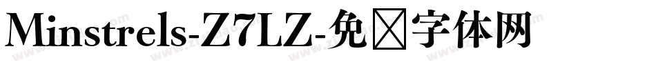 Minstrels-Z7LZ字体转换