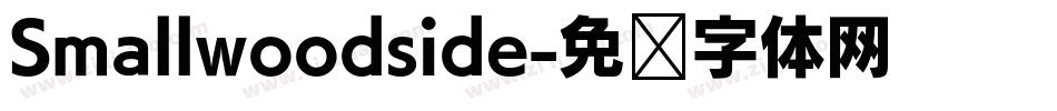 Smallwoodside字体转换