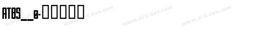ATBS__0字体转换