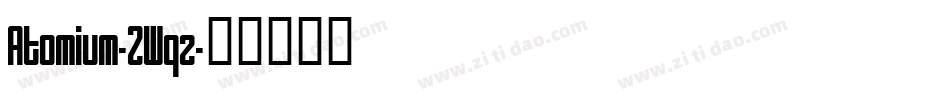 Atomium-ZWqz字体转换
