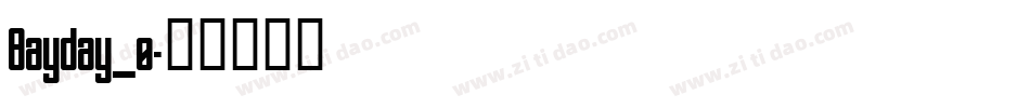 Bayday_0字体转换