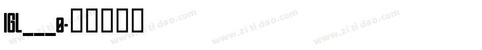 IGL___0字体转换