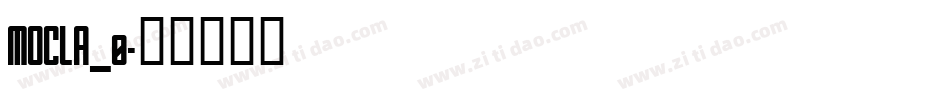 MDCLA_0字体转换