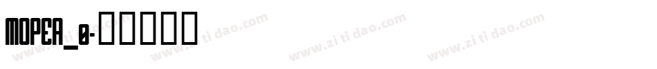 MDPEA_0字体转换