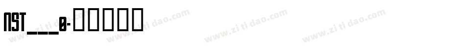 NST___0字体转换