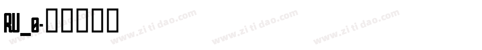 RU_0字体转换