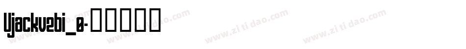 Ujackv2bi_0字体转换
