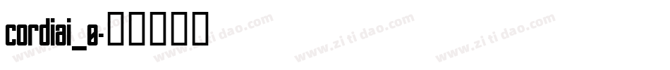 cordiai_0字体转换