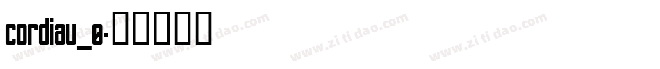 cordiau_0字体转换