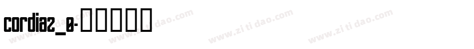 cordiaz_0字体转换