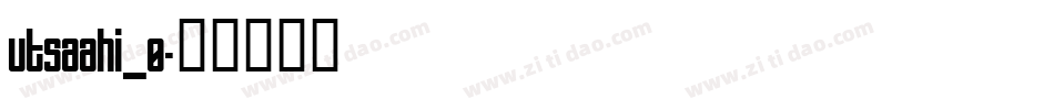 utsaahi_0字体转换