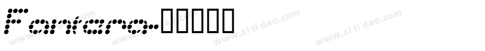 Fantera字体转换