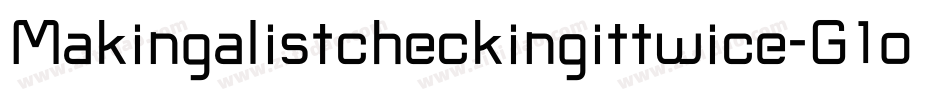 Makingalistcheckingittwice-G1oZ字体转换