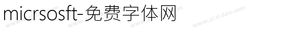 micrsosft字体转换