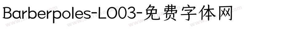 Barberpoles-LO03字体转换
