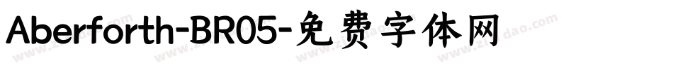 Aberforth-BR05字体转换