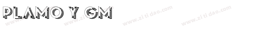 Plamo-y1GM字体转换