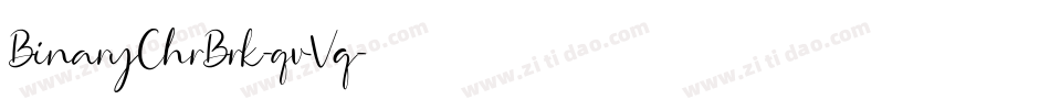 BinaryChrBrk-gvVq字体转换