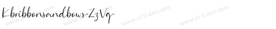 Kbribbonsandbows-ZzVq字体转换