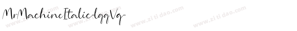 MrMachineItalic-lggVq字体转换