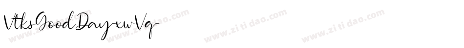 VtksGoodDay-xwVq字体转换