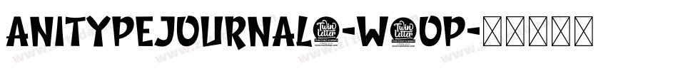 AnitypeJournal2-w9OP字体转换