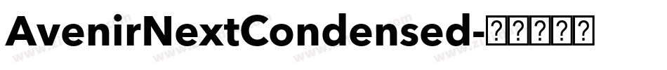 AvenirNextCondensed字体转换