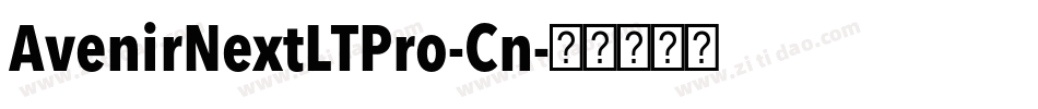 AvenirNextLTPro-Cn字体转换