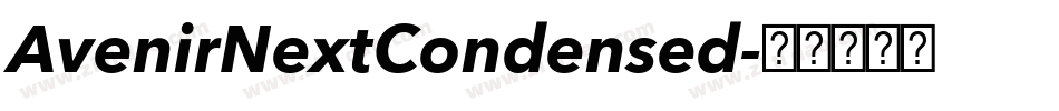 AvenirNextCondensed字体转换