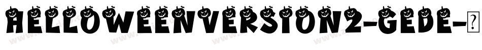 HelloweenVersion2-gEDE字体转换