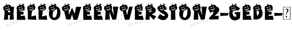HelloweenVersion2-gEDE字体转换
