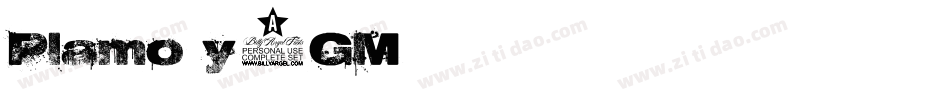 Plamo-y1GM字体转换