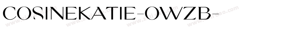 CosineKatie-owzB字体转换
