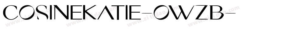 CosineKatie-owzB字体转换