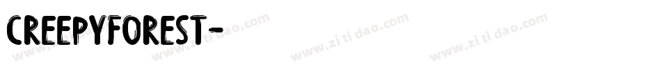 CreepyForest字体转换