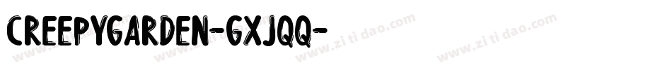 CreepyGarden-gxjqq字体转换