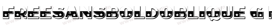FreeSansBoldOblique-g9mR字体转换