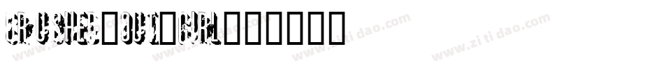 Crushed-Out-Girl字体转换