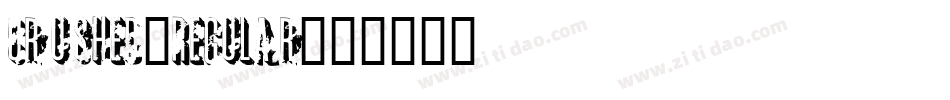 Crushed-Regular字体转换