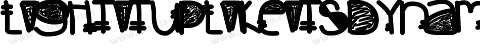 LightItUpLikeItsDynamite-RnXe字体转换