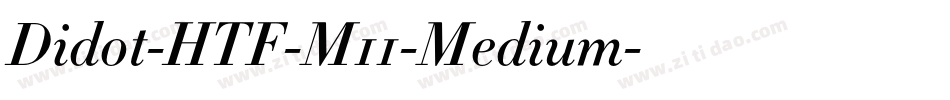 Didot-HTF-M11-Medium字体转换