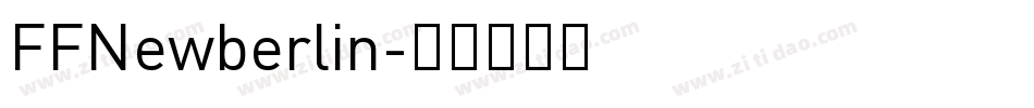 FFNewberlin字体转换