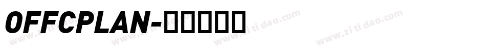 OFFCPLAN字体转换