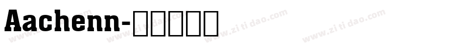 Aachenn字体转换