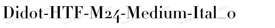 Didot-HTF-M24-Medium-Ital_0手机版字体转换