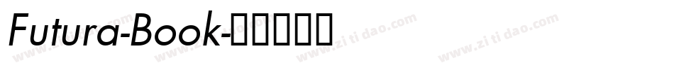 Futura-Book字体转换