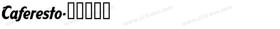 Caferesto字体转换