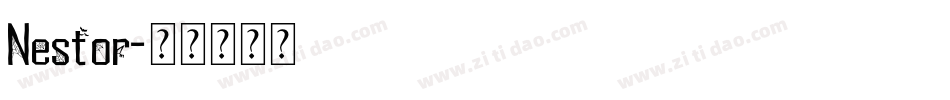 Nestor字体转换