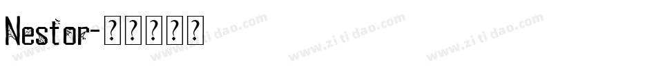 Nestor字体转换
