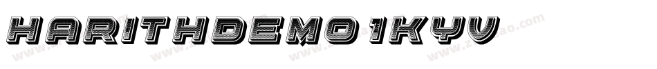 Harithdemo-1Kyv字体转换